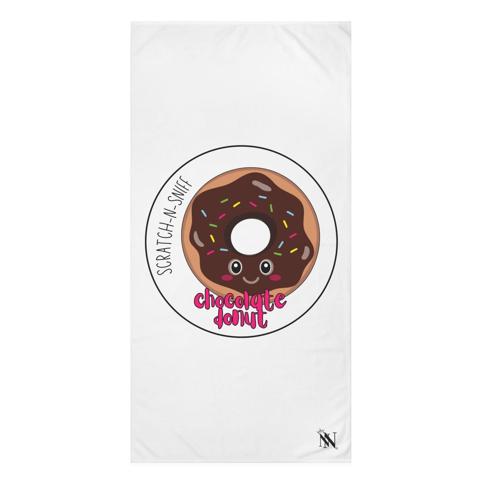 Chocolate Donut Scratch N Sniff | Mix & Match Naughty XL Fun-Flirty Lovers’ Towels