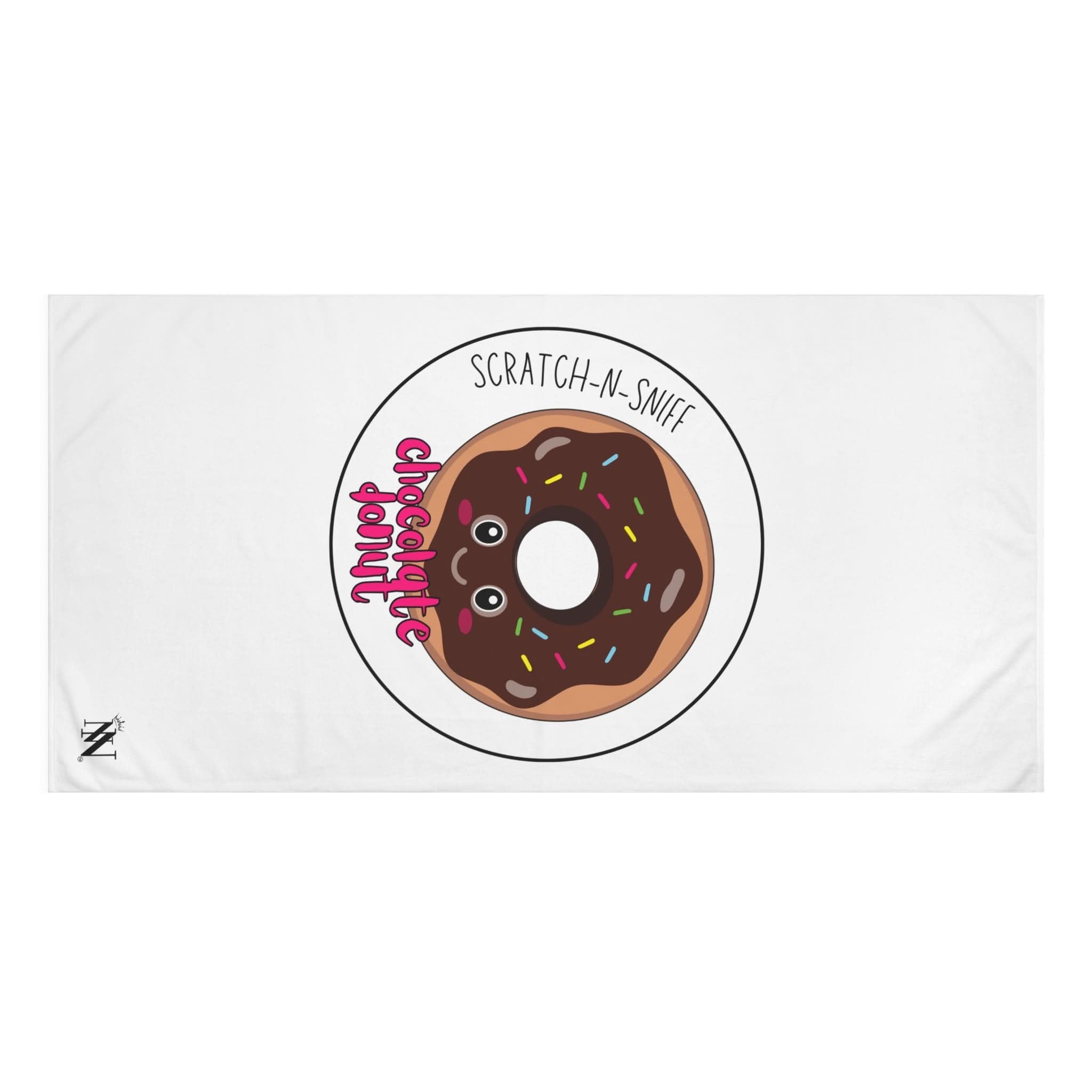 Chocolate Donut Scratch N Sniff | Mix & Match Naughty XL Fun-Flirty Lovers’ Towels