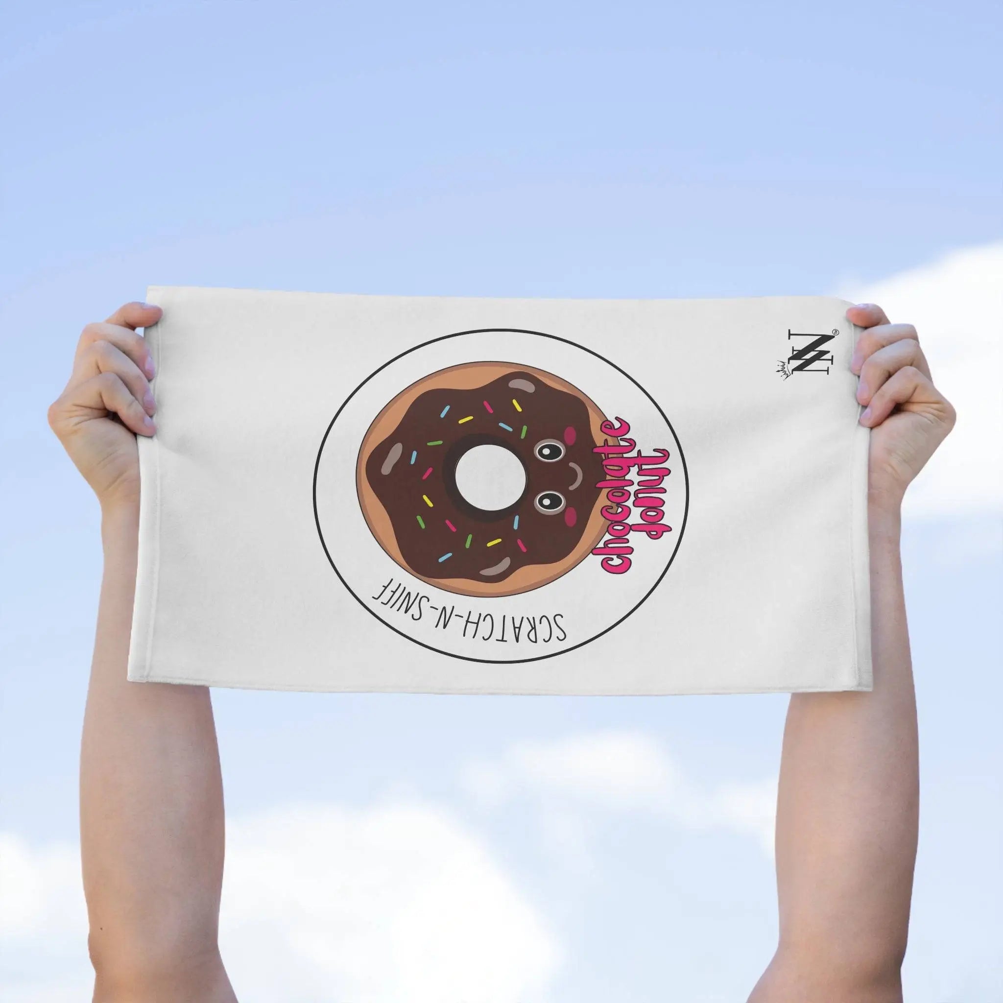 Chocolate Donut Scratch-N-Sniff | Mix & Match Soft Fun-Flirty Lovers’ Towels