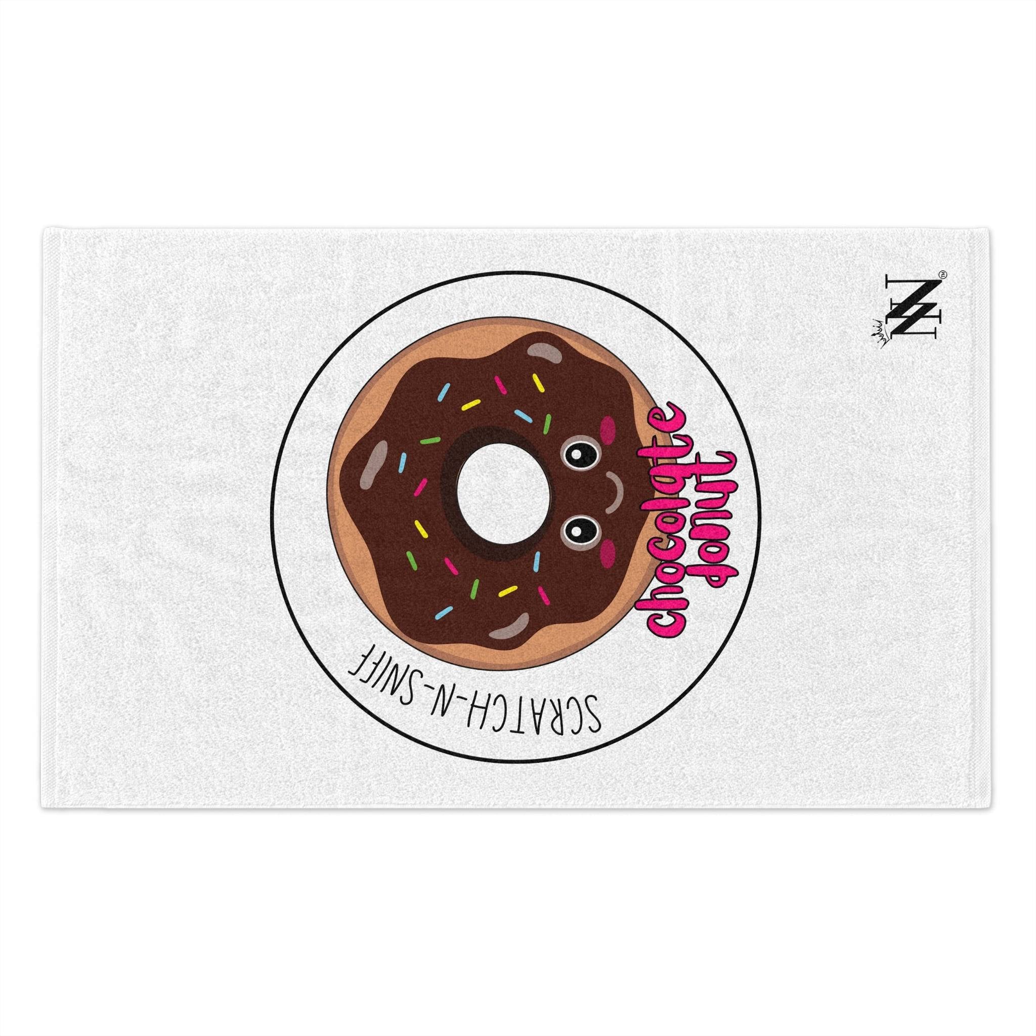 Chocolate Donut Scratch-N-Sniff | Mix & Match Soft Fun-Flirty Lovers’ Towels