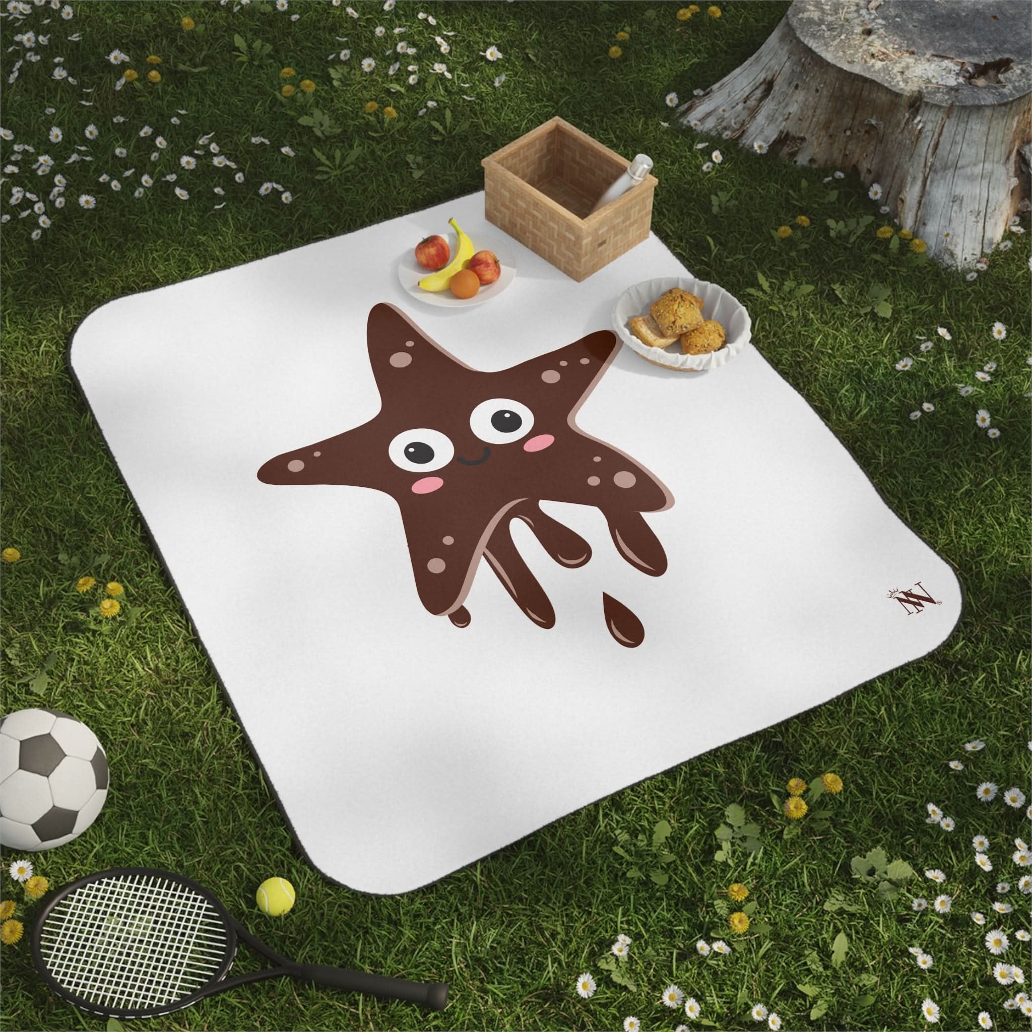 Chocolate Starfish | Mix Match Fun-Flirty Lovers’ Water-Resistant Blankets