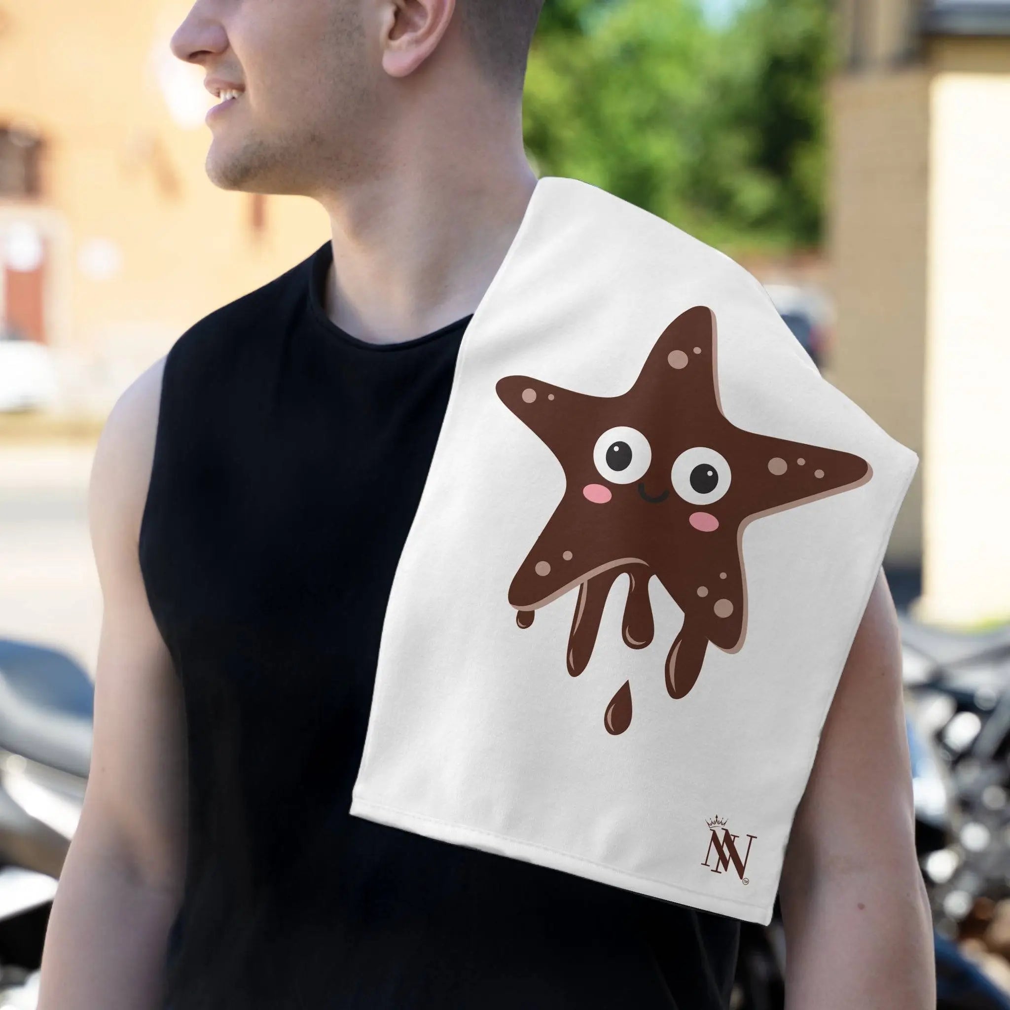 Chocolate Starfish | Mix & Match Soft Fun-Flirty Lovers’ Towels