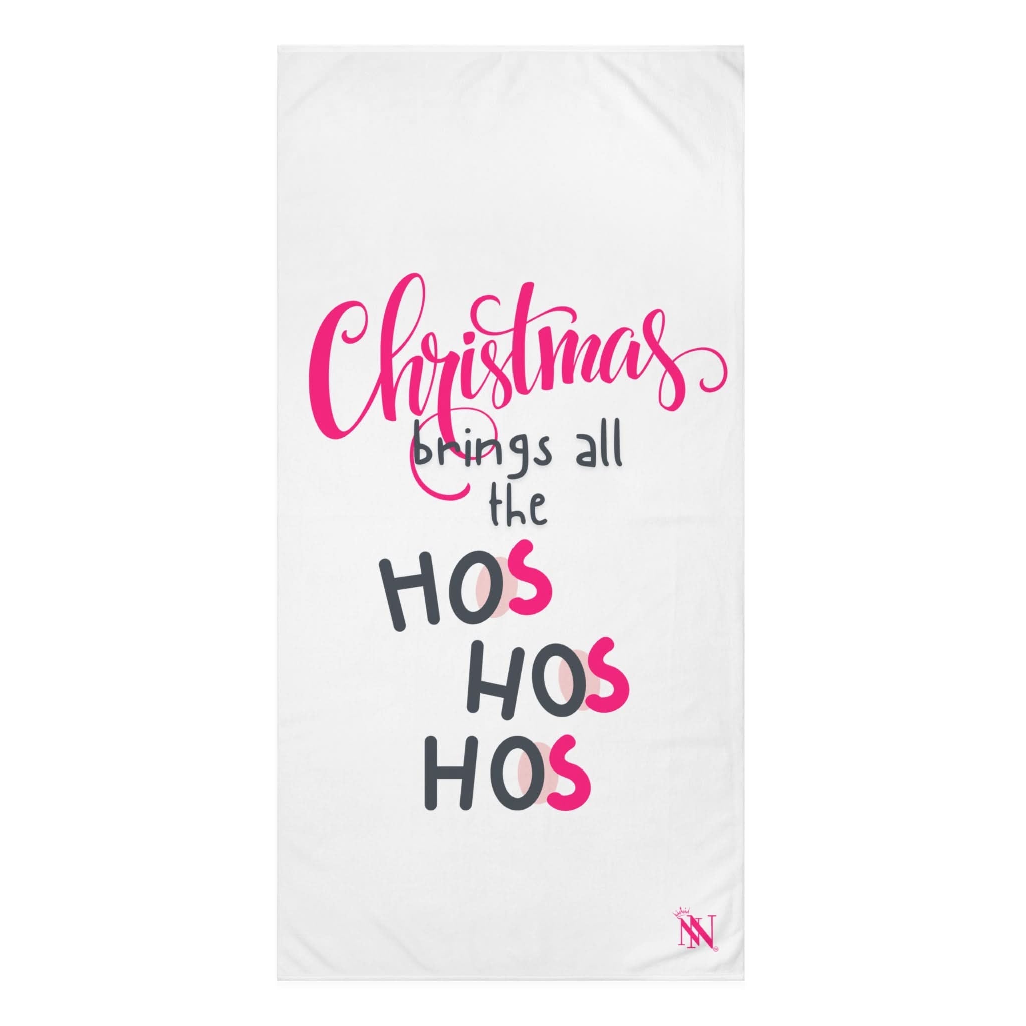 Christmas Brings All The Hos | Mix & Match Naughty XL Fun-Flirty Lovers’ Towels