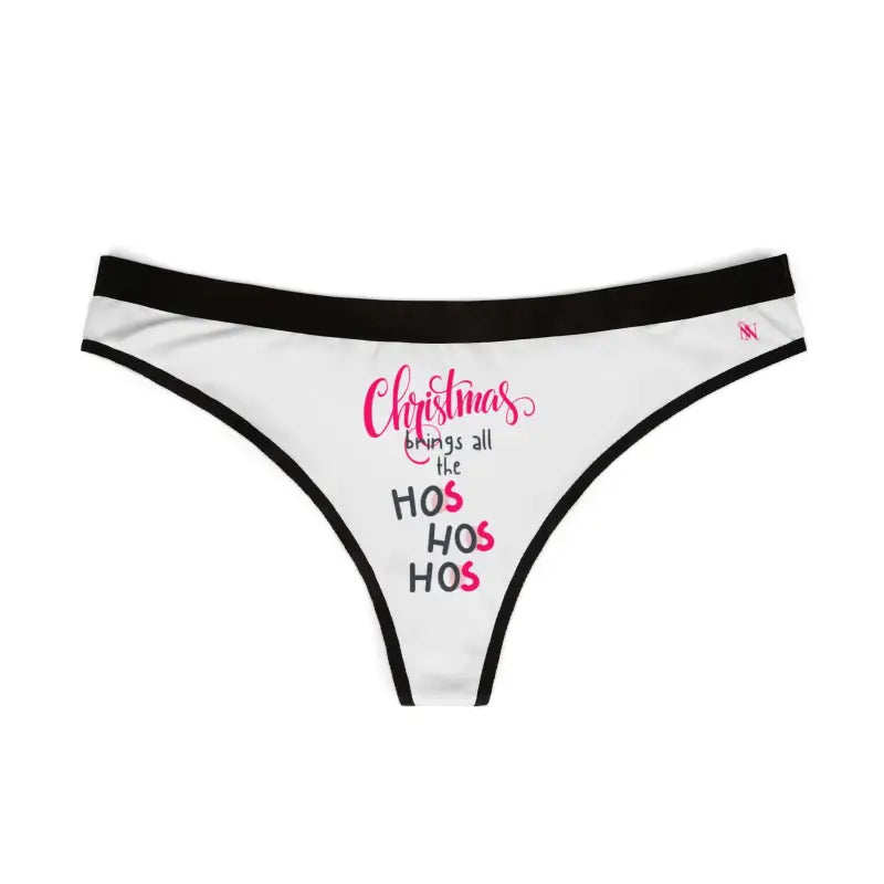 Christmas Brings the Ho’s | Mix & Match Women’s Fun-Flirty Lovers’ Thongs