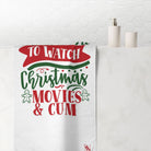 Christmas Movies & Cum | Mix & Match Naughty XL Fun-Flirty Lovers’ Towels