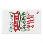 Christmas Movies & Cum | Mix & Match Soft Fun-Flirty Lovers’ Towels