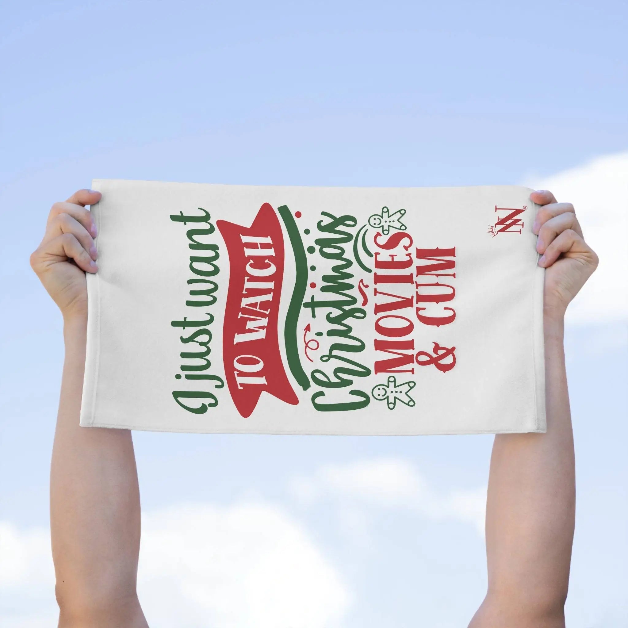 Christmas Movies & Cum | Mix & Match Soft Fun-Flirty Lovers’ Towels