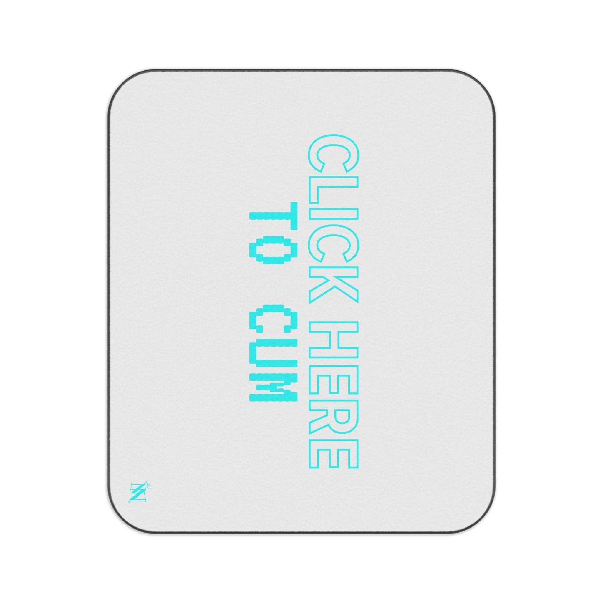 Click Here To Cum | Mix Match Fun-Flirty Lovers’ Water-Resistant Blankets