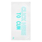 Click Here To Cum | Mix & Match Naughty XL Fun-Flirty Lovers’ Towels