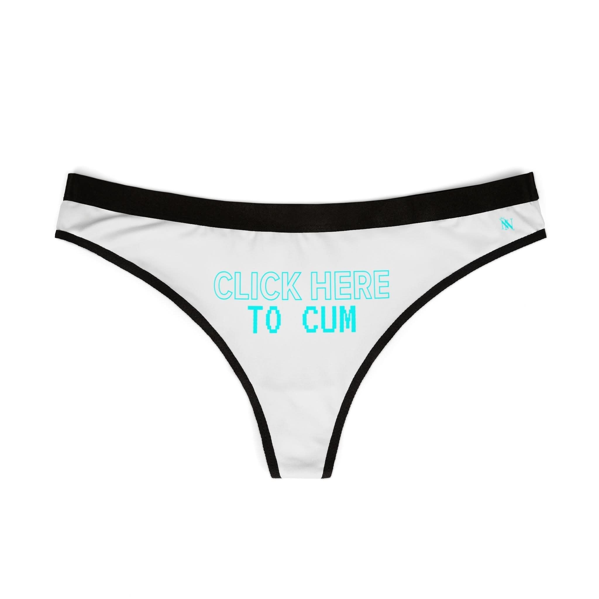 Click Here To Cum | Mix & Match Women’s Fun-Flirty Lovers’ Thongs