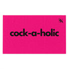 Cock-a-Holic Pink Mix & Match Soft Sex Towels | Flirty Lovers’ Gifts