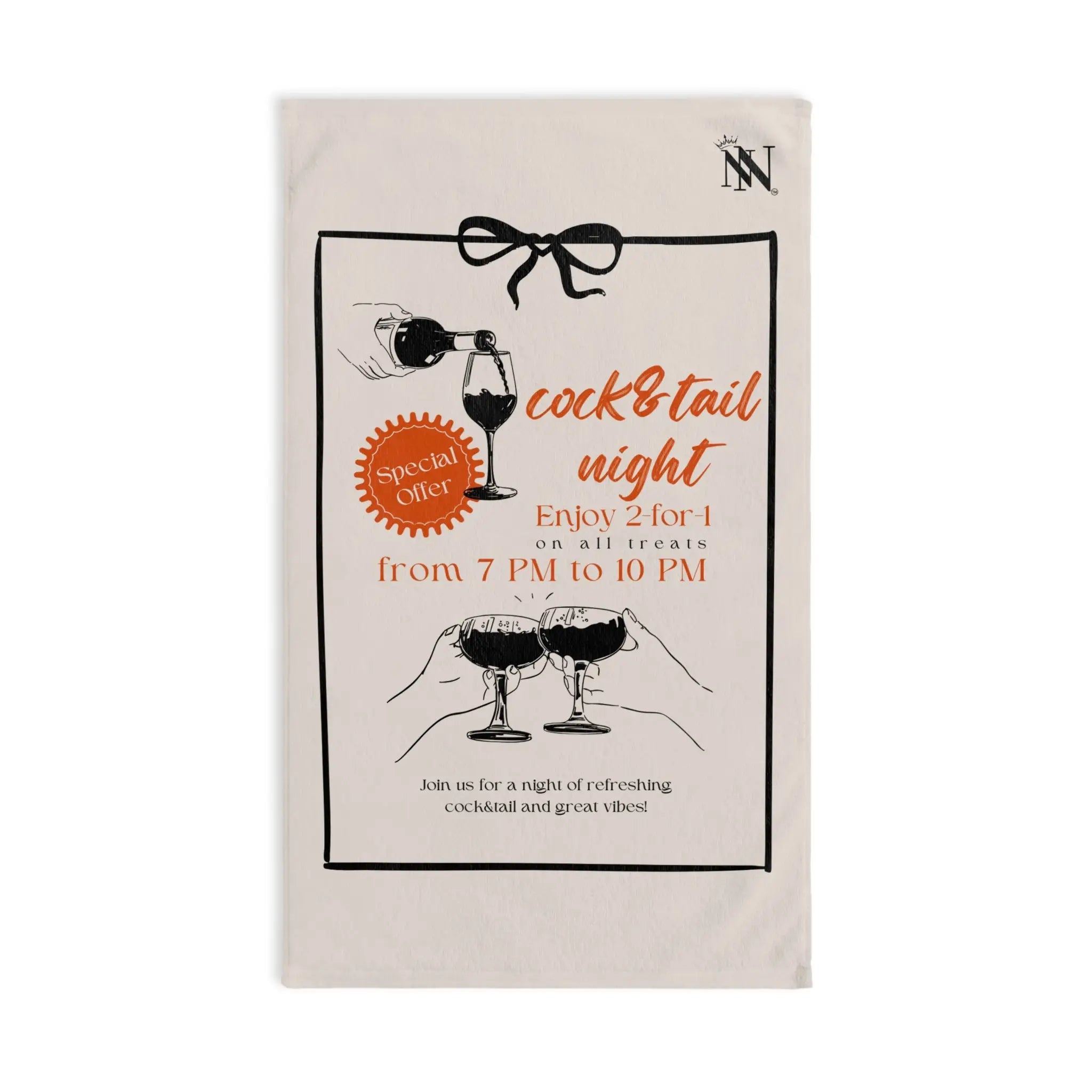 Cock & Tail Night | Mix & Match Original Fun-Flirty Lovers’ Towels