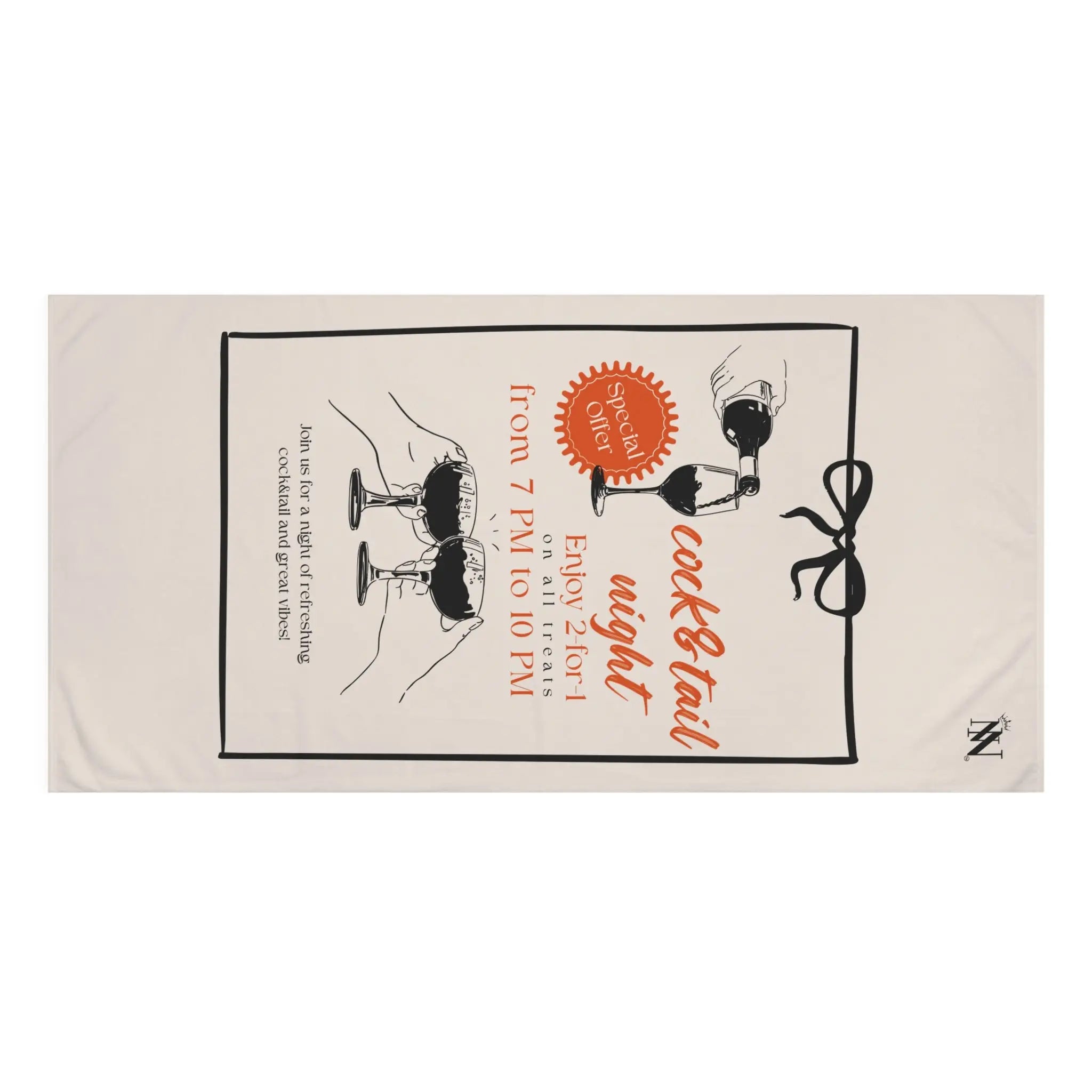 Cock & Tail Night | Mix & Match XL Fun-Flirty Lovers’ Towels