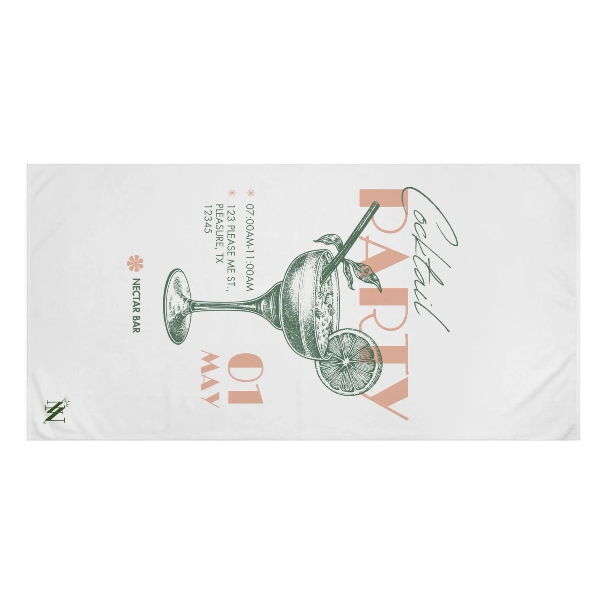 Cocktail Party | Mix & Match Naughty XL Fun-Flirty Lovers’ Towels
