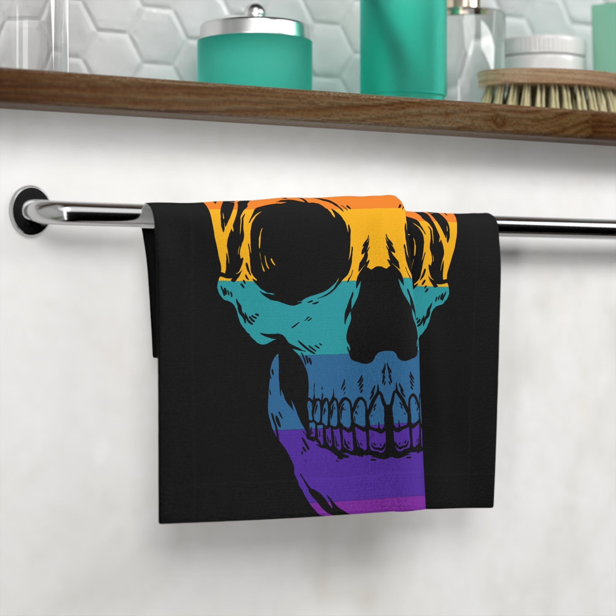 Colorful Skull | Mix & Match Lils’ Fun-Flirty Lovers’ Towels
