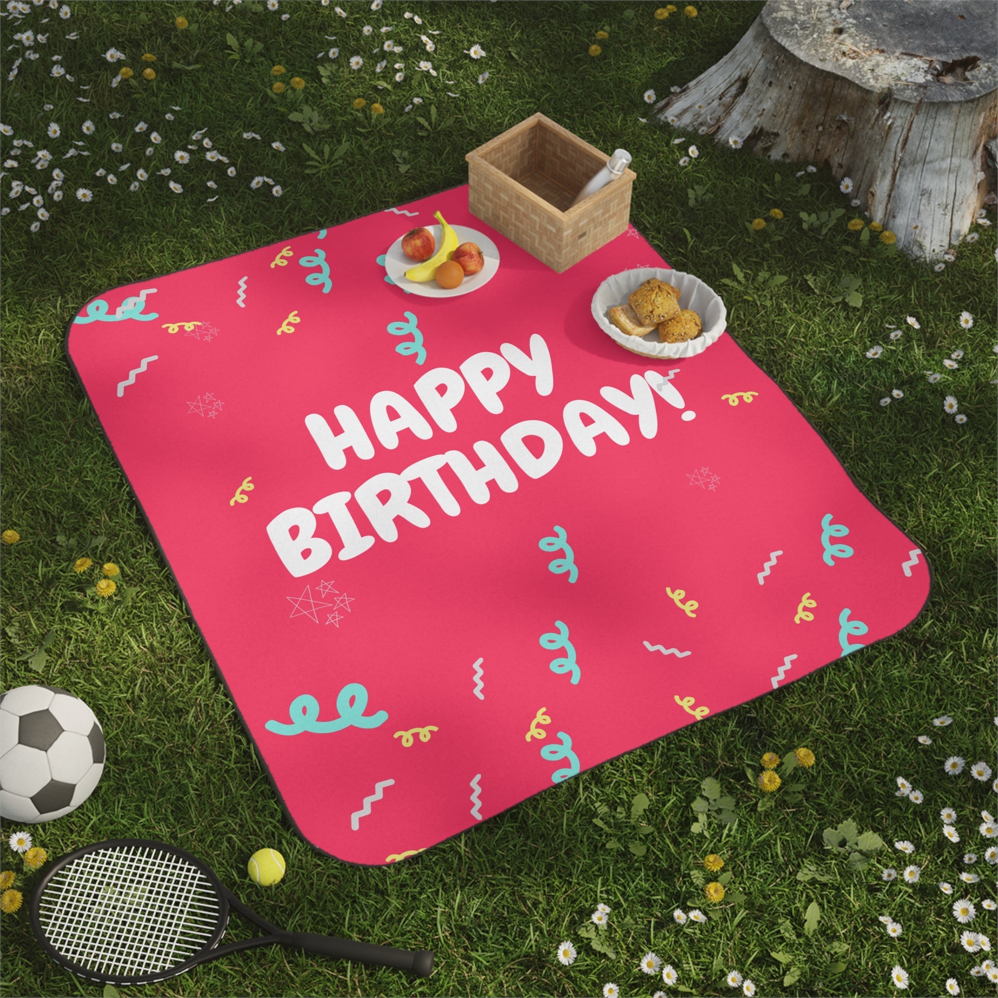 Confetti Happy Birthday! | Mix Match Fun-Flirty Lovers’ Water-Resistant Blankets