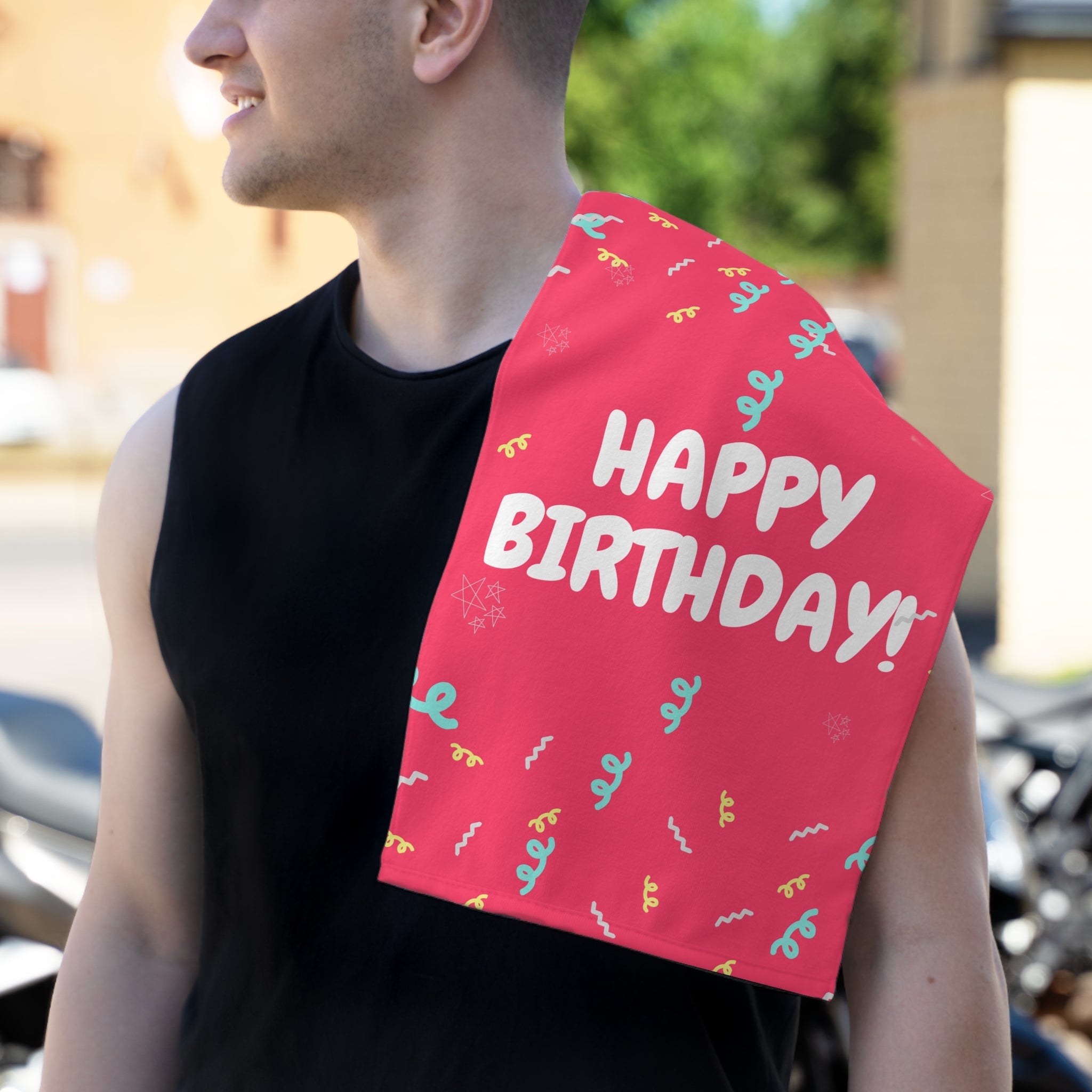 Confetti Happy Birthday | Mix & Match Soft Fun-Flirty Lovers’ Towels