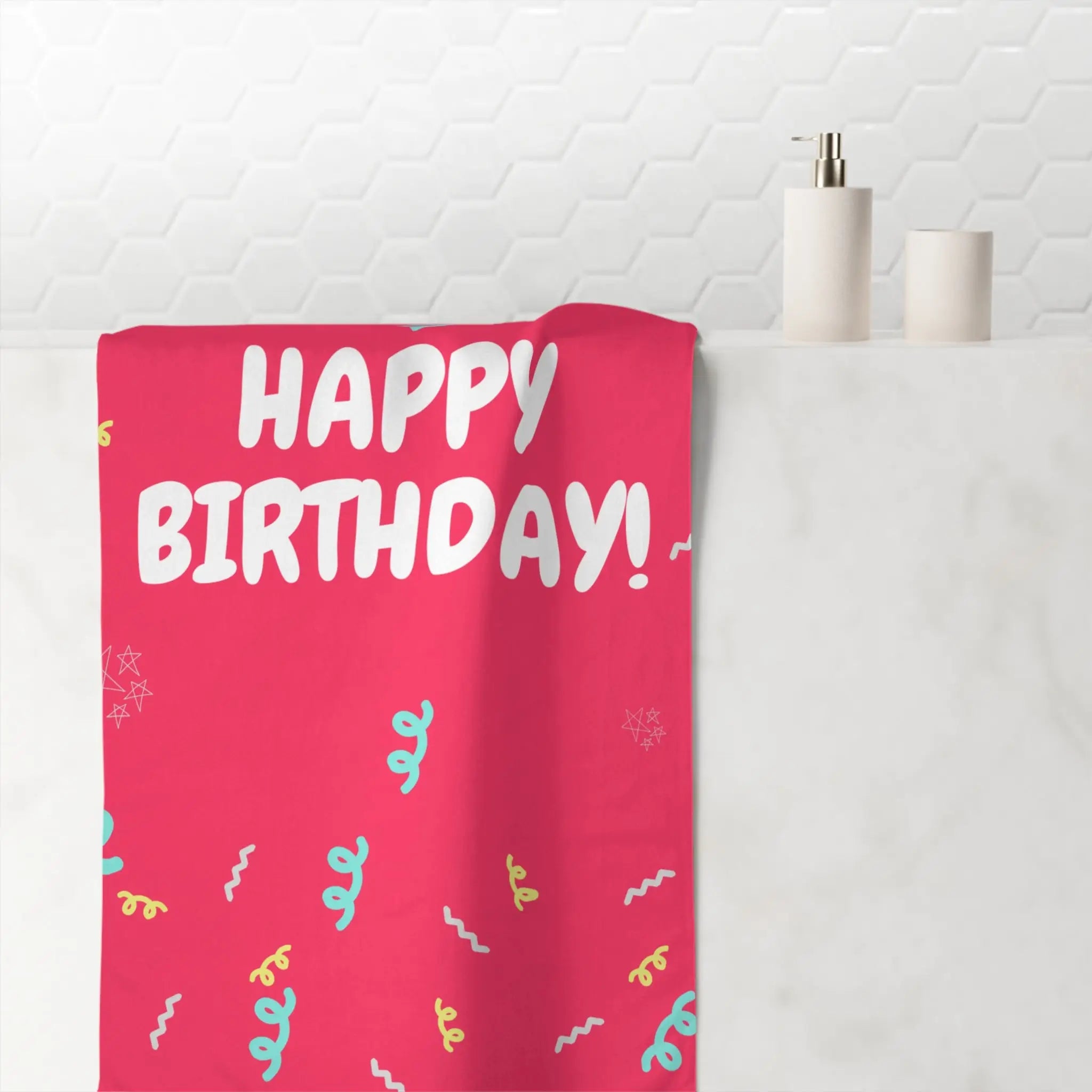 Confetti Happy Birthday! | Mix & Match XL Fun-Flirty Lovers’ Towels
