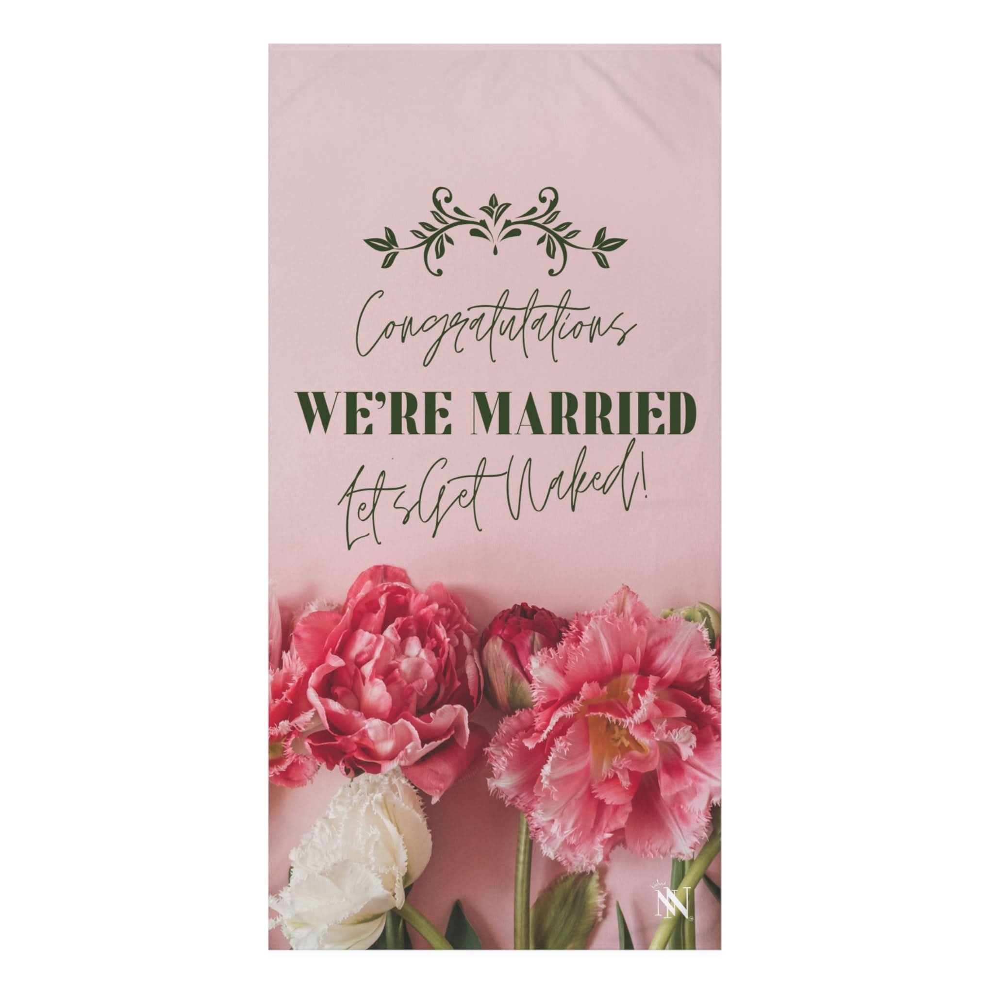 Congratulations We’re Married | Mix & Match Naughty XL Fun-Flirty Lovers’ Towels