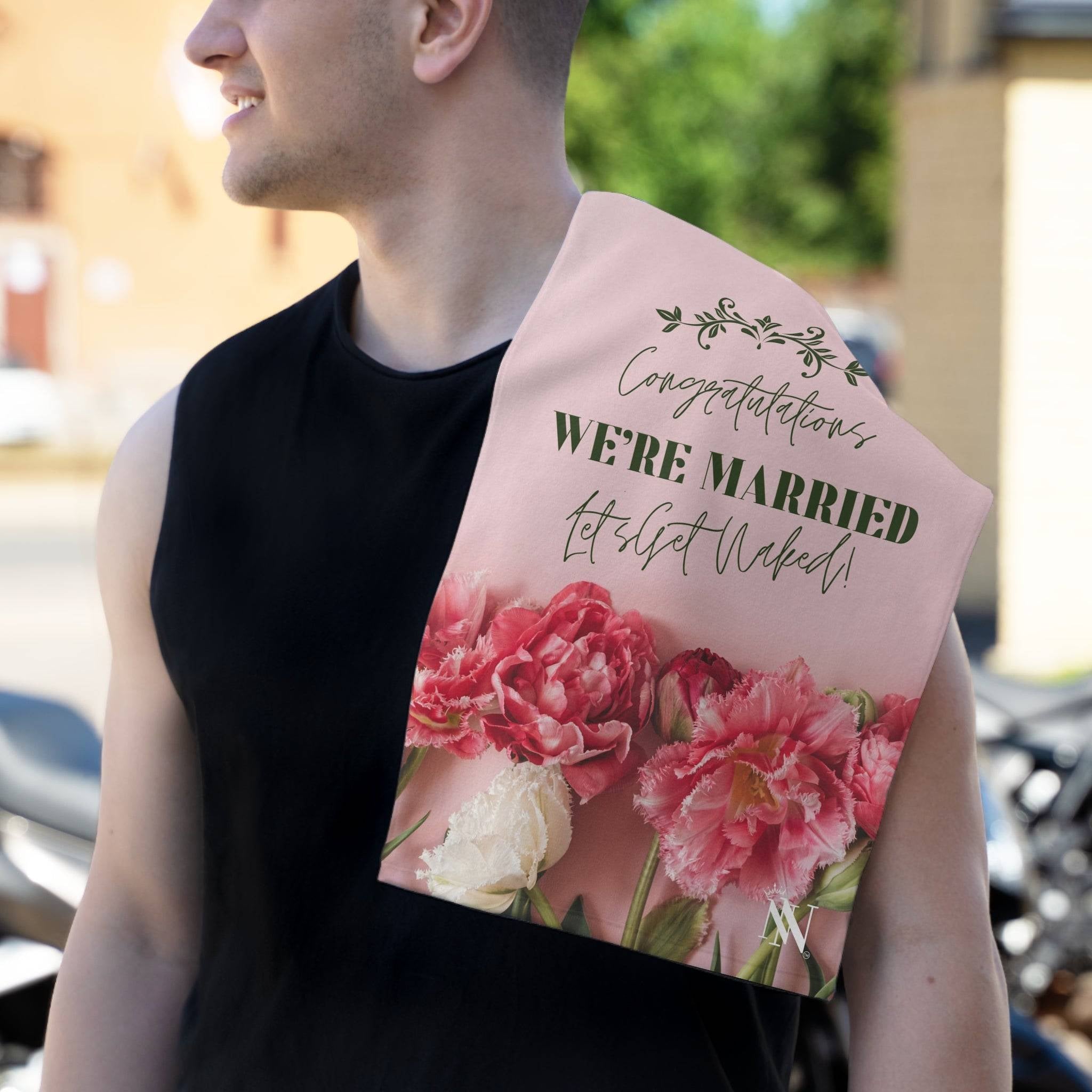 Congratulations We’re Married | Mix & Match Soft Fun-Flirty Lovers’ Towels