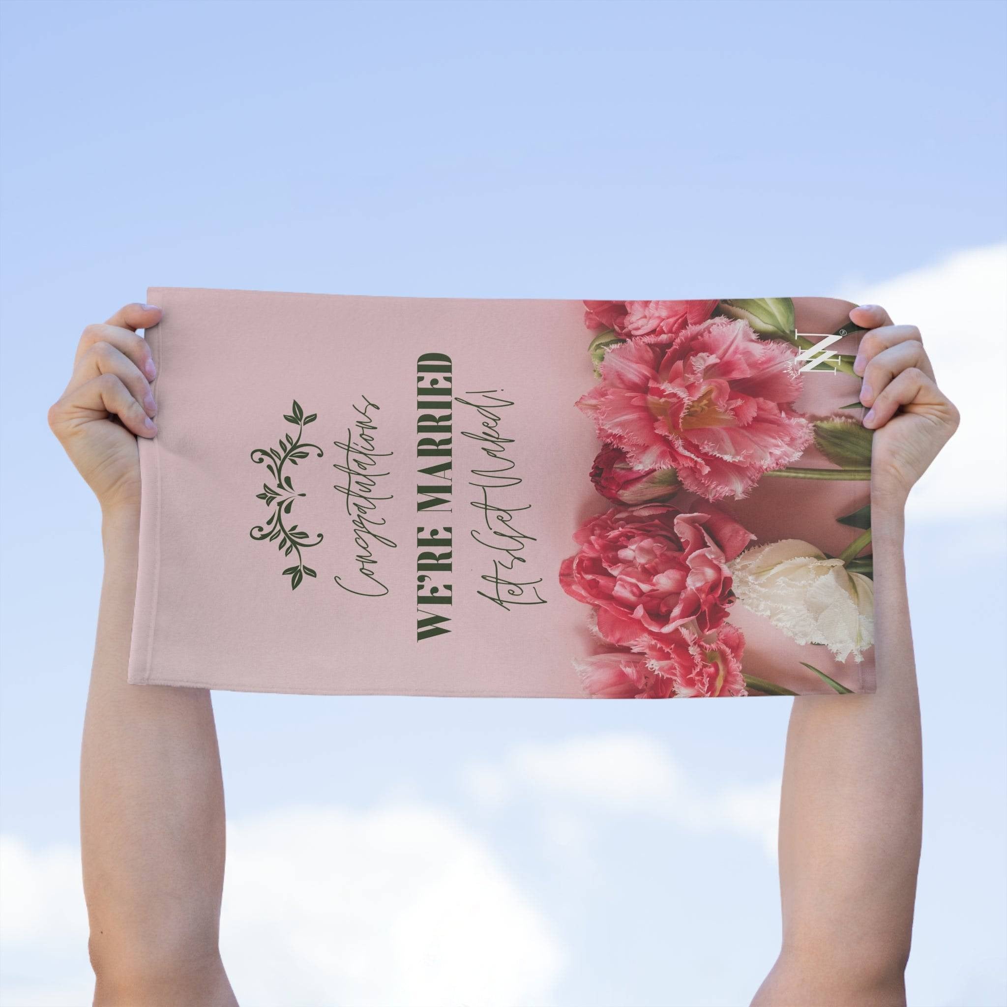 Congratulations We’re Married | Mix & Match Soft Fun-Flirty Lovers’ Towels
