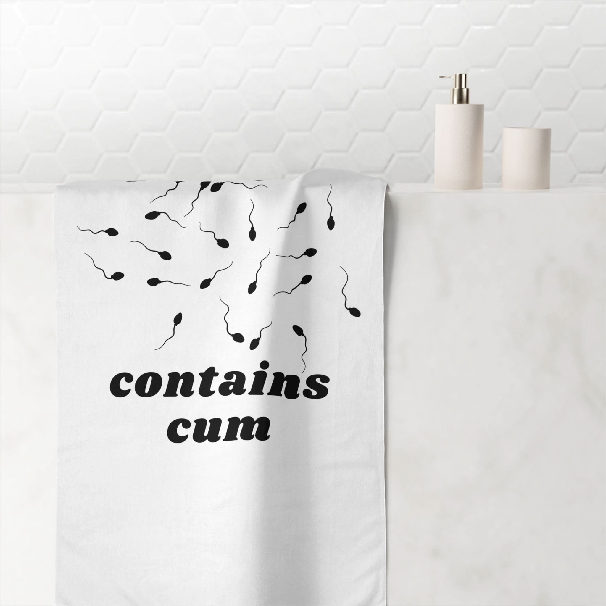 Contains Cum | Mix & Match Naughty XL Fun-Flirty Lovers’ Towels