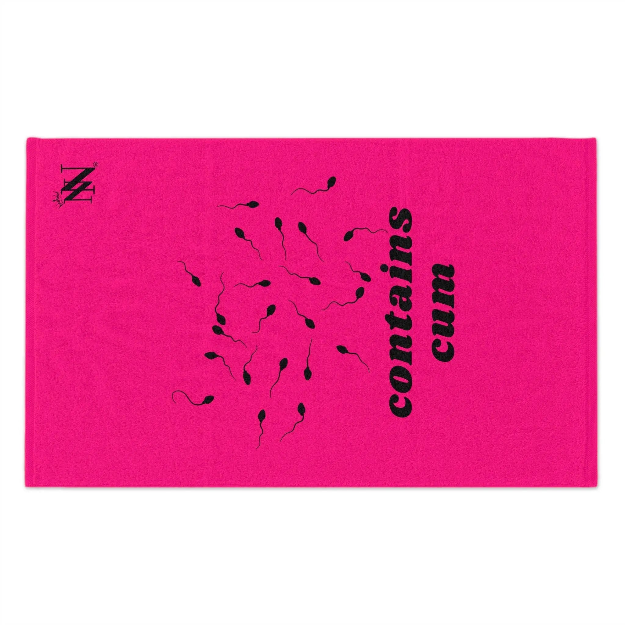 Contains Cum Pink | Mix & Match Soft Sex Towels | Flirty Lovers’ Gifts
