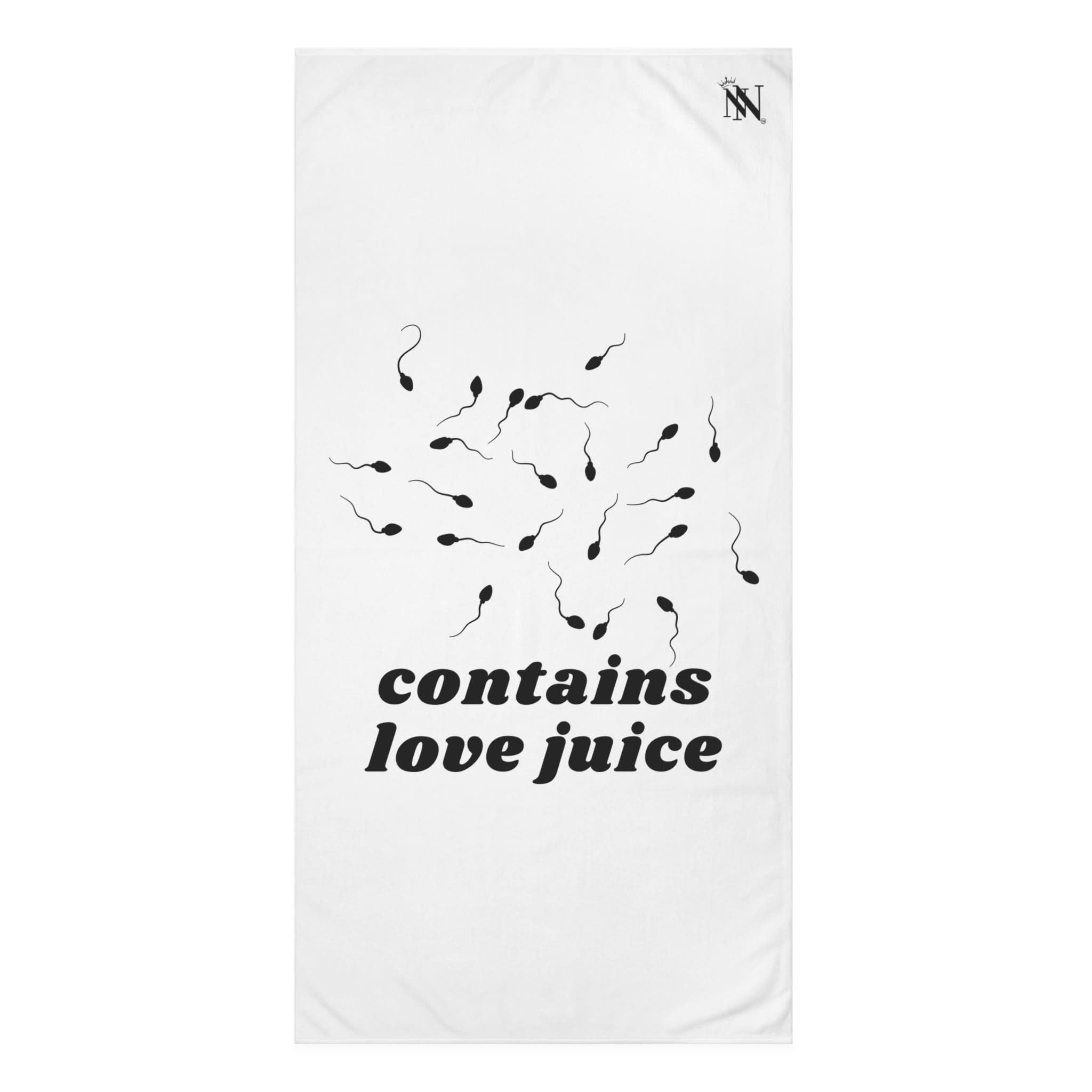 Contains Love Juice | Mix & Match Naughty XL Fun-Flirty Lovers’ Towels