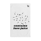 Contains Love Juice | Mix & Match Original Fun-Flirty Lovers’ Towels