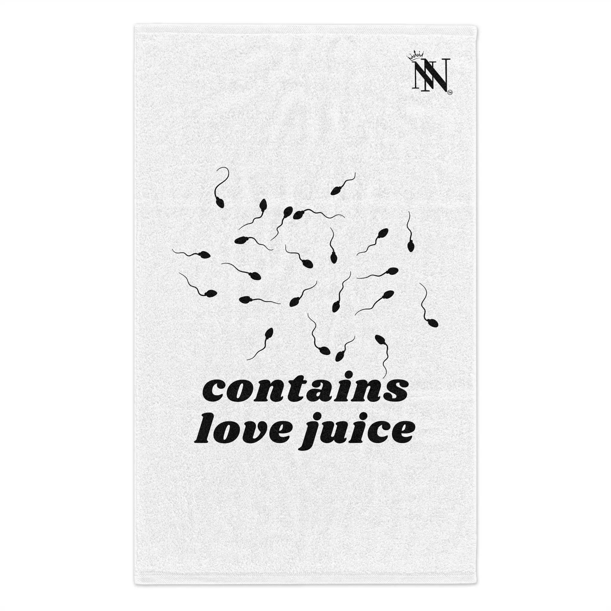 Contains Love Juice | Mix & Match Soft Fun-Flirty Lovers’ Towels