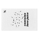 Contains Love Juice | Mix & Match Soft Fun-Flirty Lovers’ Towels