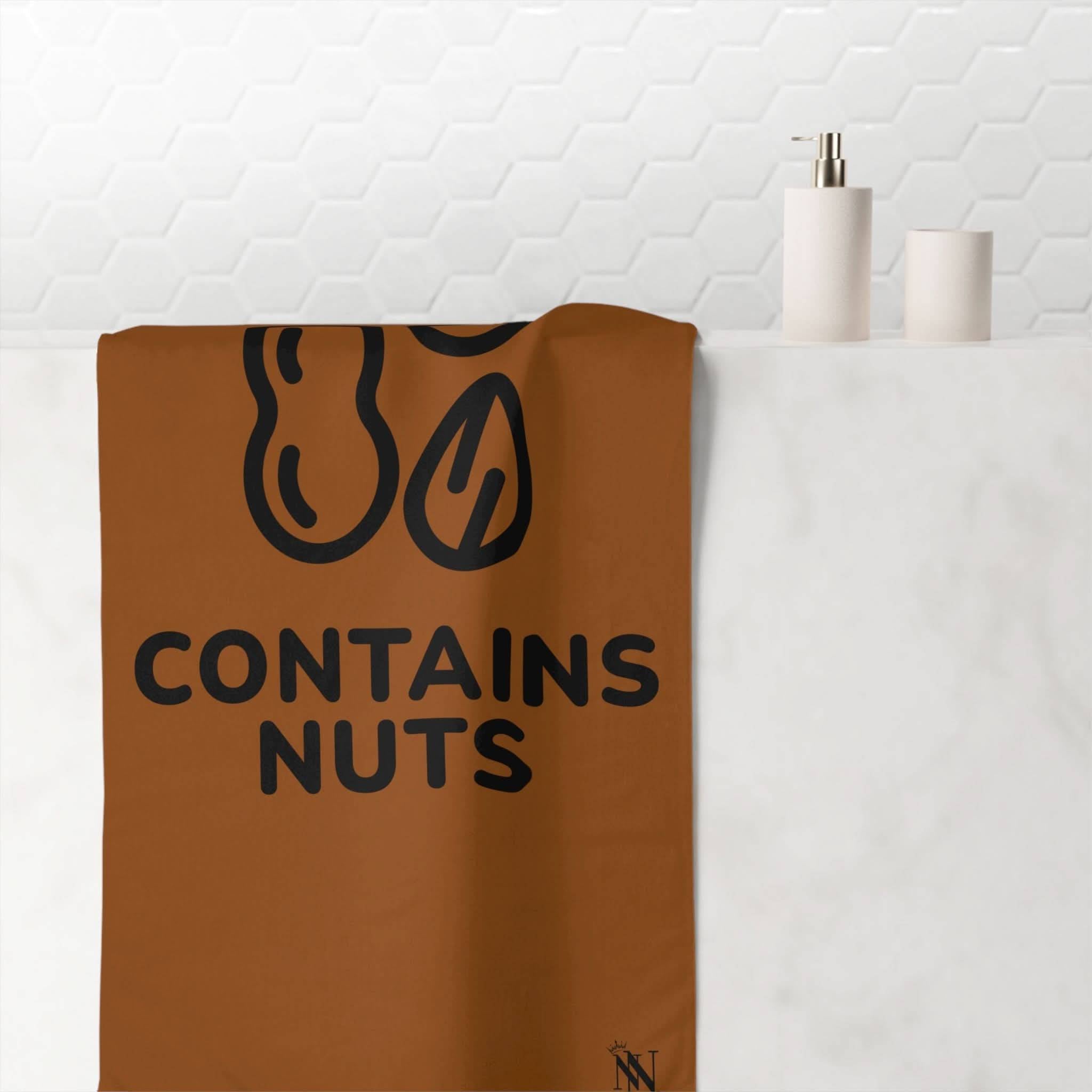 Contains Nuts | Mix & Match Naughty XL Fun-Flirty Lovers’ Towels