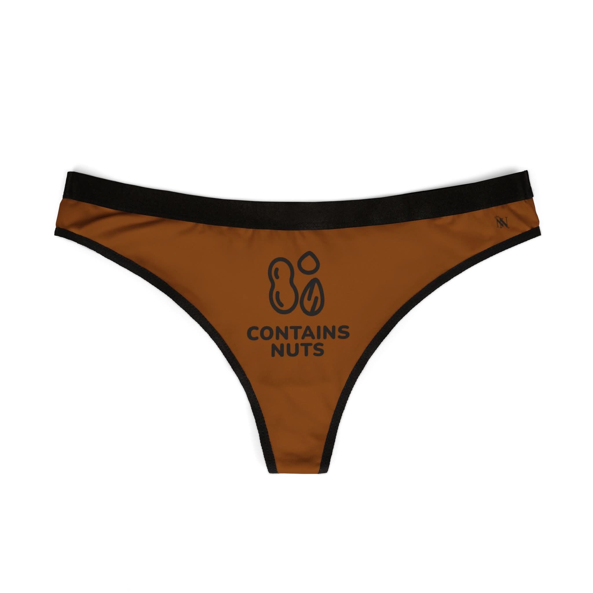 Contains Nuts | Mix & Match Women’s Fun-Flirty Lovers’ Thongs