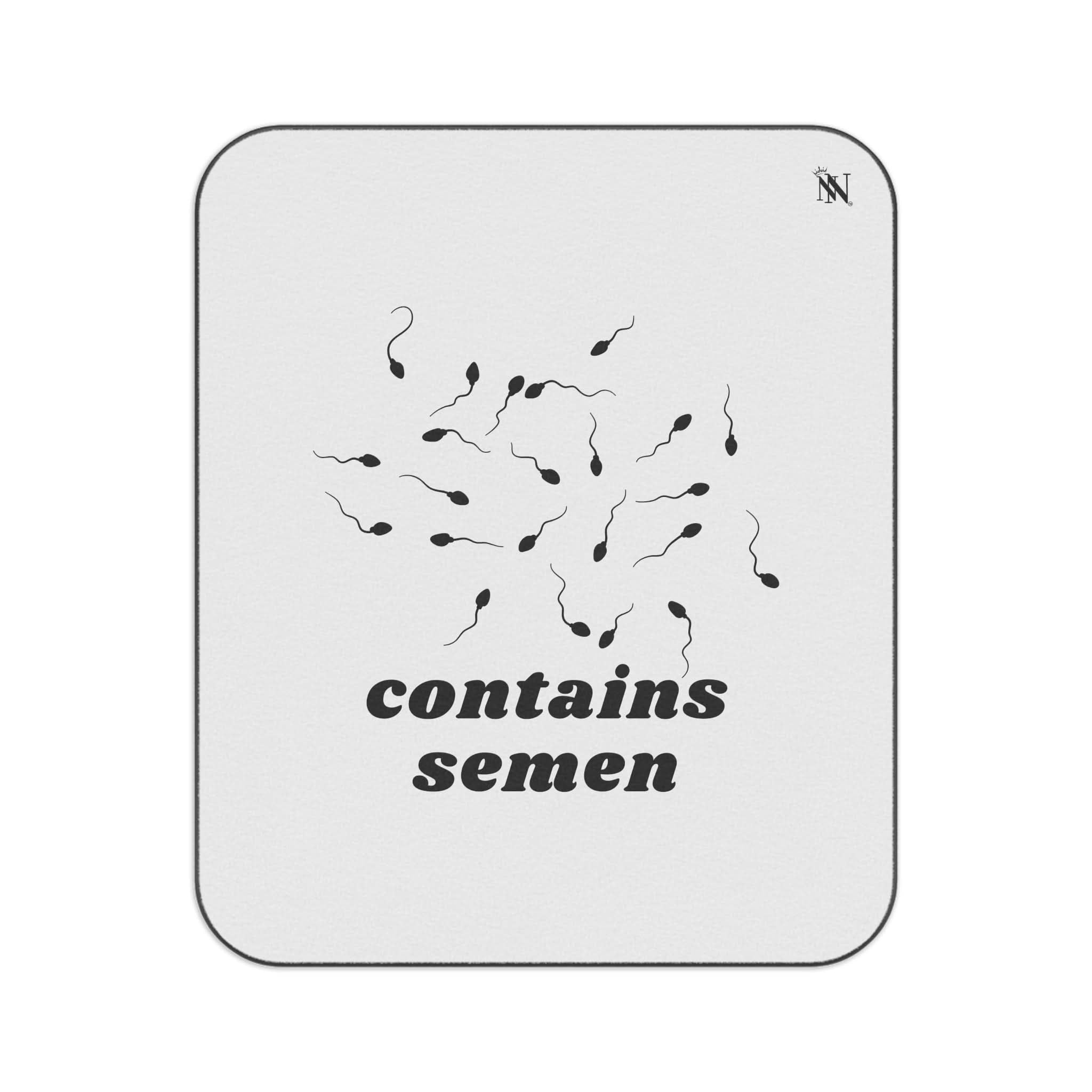 Contains Semen | Mix Match Fun-Flirty Lovers’ Water-Resistant Blankets