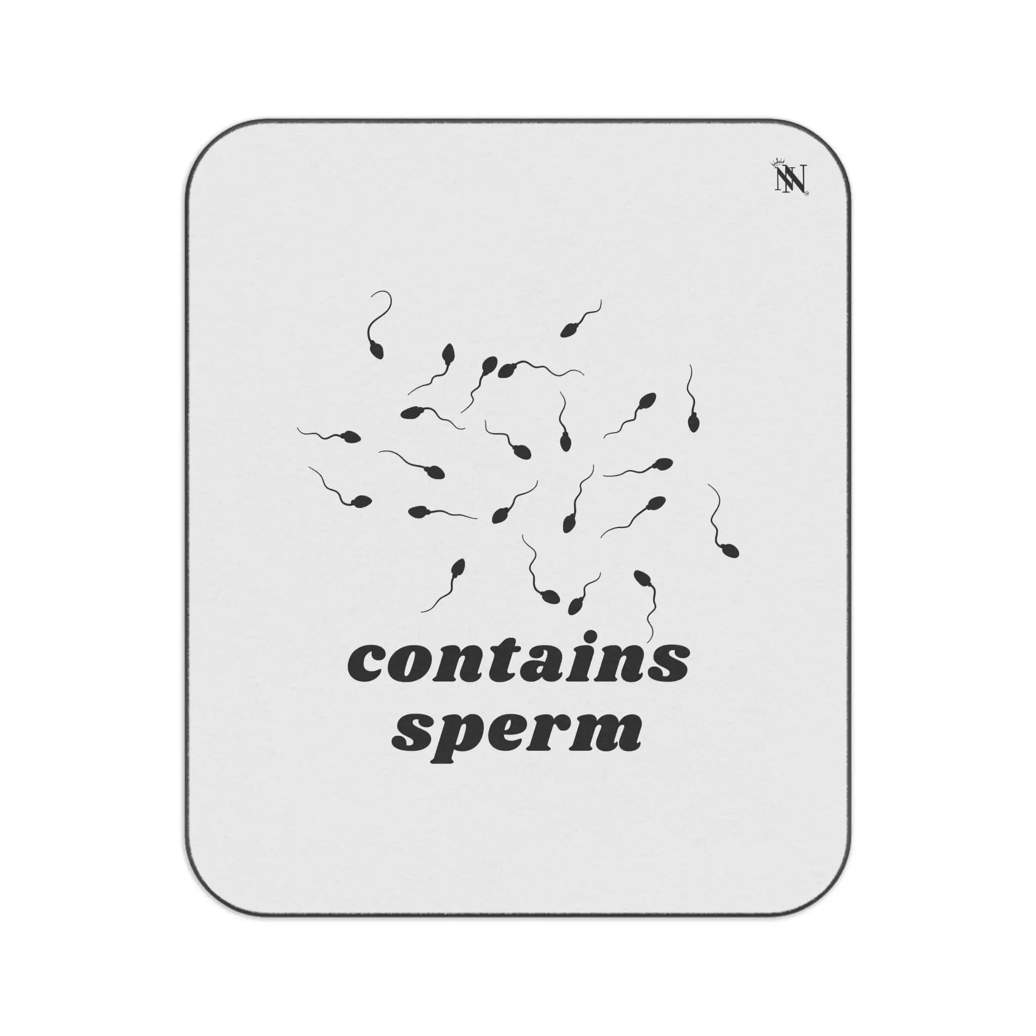 Contains Sperm | Mix Match Fun-Flirty Lovers’ Water-Resistant Blankets