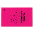 Contains Sperm Pink | Mix & Match Soft Sex Towels | Flirty Lovers’ Gifts