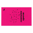 Contains Sperm Pink | Mix & Match Soft Sex Towels | Flirty Lovers’ Gifts