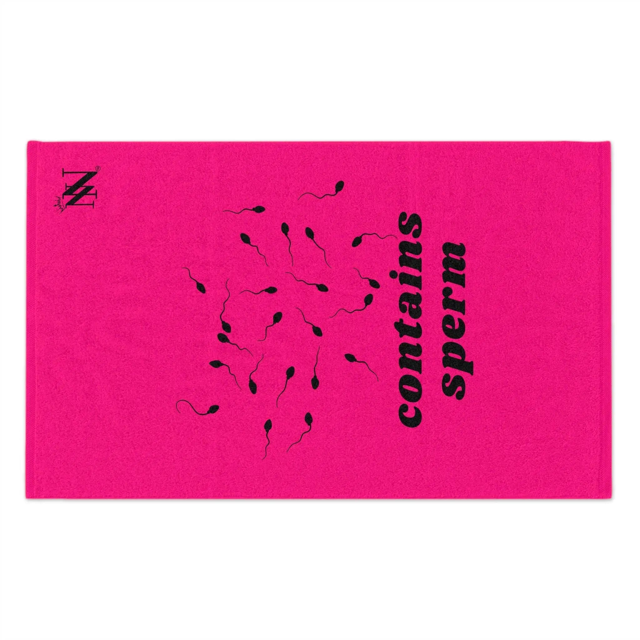 Contains Sperm Pink | Mix & Match Soft Sex Towels | Flirty Lovers’ Gifts
