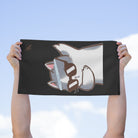 Cool Cat Black | Mix & Match Soft Fun-Flirty Lovers’ Towels
