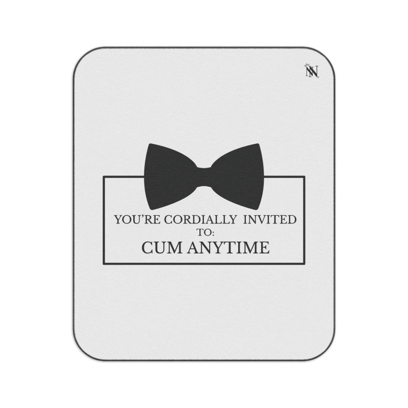 Cordially Invited Cum | Mix Match Fun-Flirty Lovers’ Water-Resistant Blankets