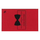 Cordially Invited Cum Red | Mix & Match Soft Fun-Flirty Lovers’ Towels