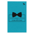Cordially Invited Cum Teal | Mix & Match Soft Fun-Flirty Lovers’ Towels