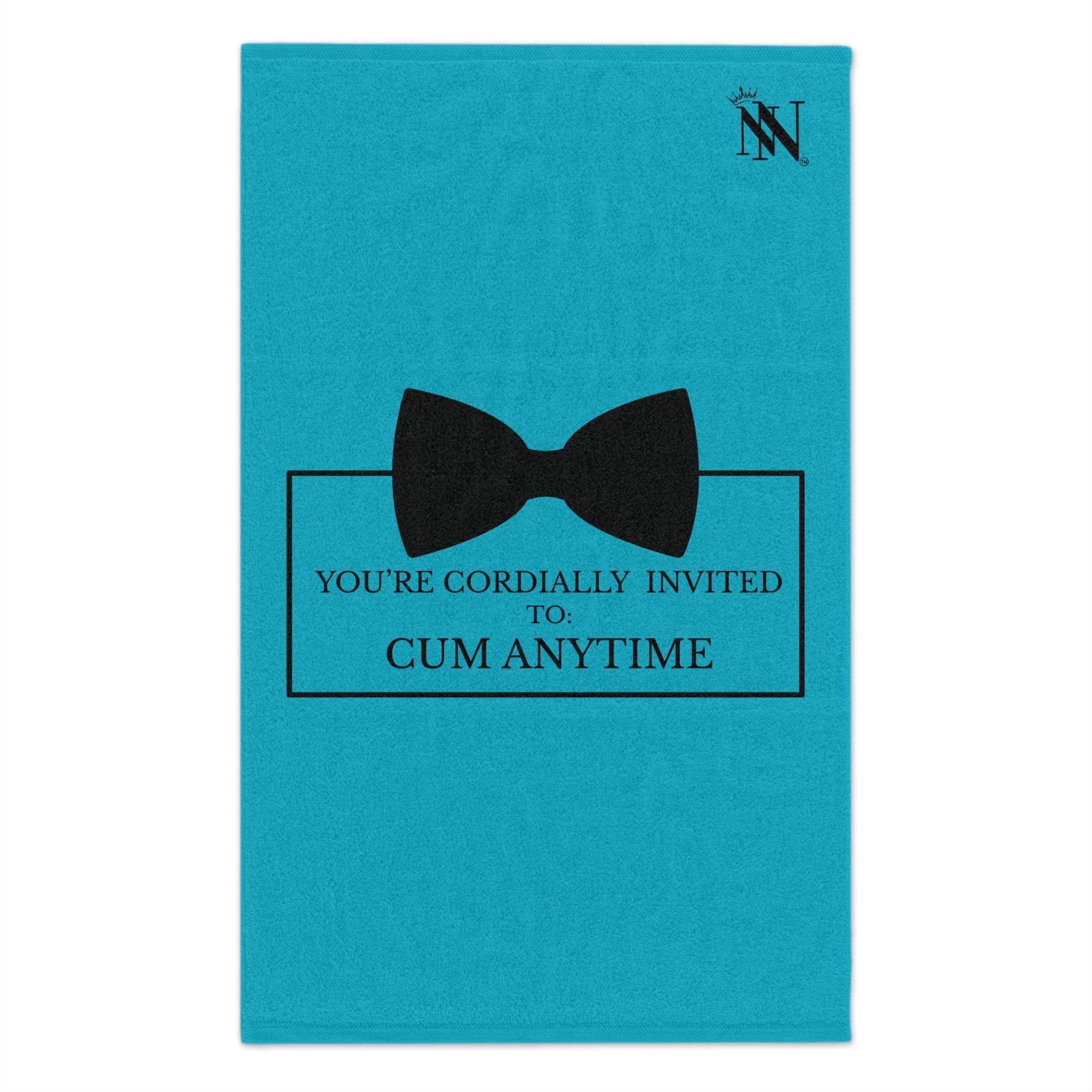 Cordially Invited Cum Teal | Mix & Match Soft Fun-Flirty Lovers’ Towels