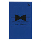 Cordially Invited Sex Blue | Mix & Match Soft Fun-Flirty Lovers’ Towels