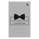 Cordially Invited Silver | Mix & Match Soft Fun-Flirty Lovers’ Towels