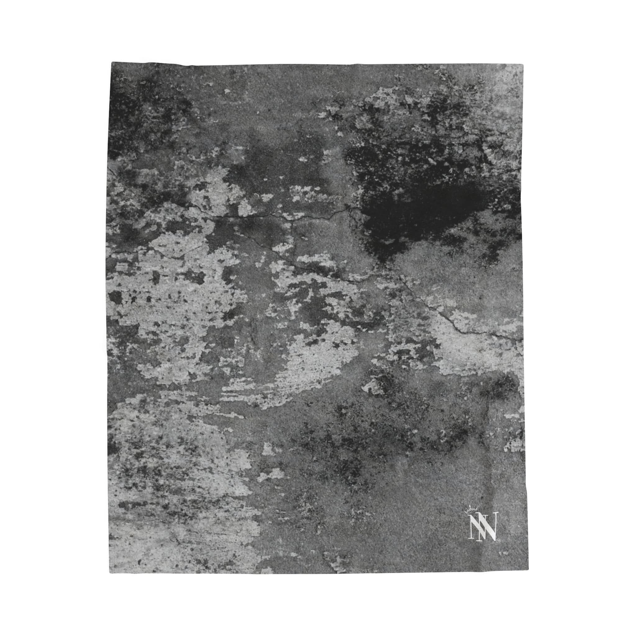Cracked Concrete | Mix & Match Fun-Flirty Lovers’ Blankets