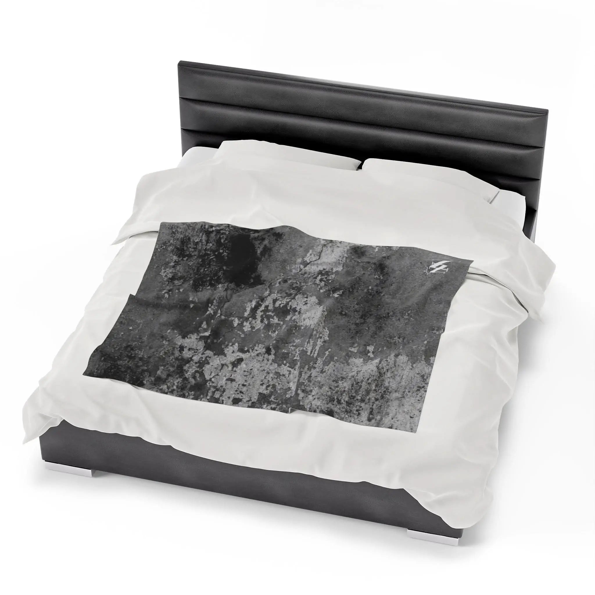 Cracked Concrete | Mix & Match Fun-Flirty Lovers’ Blankets