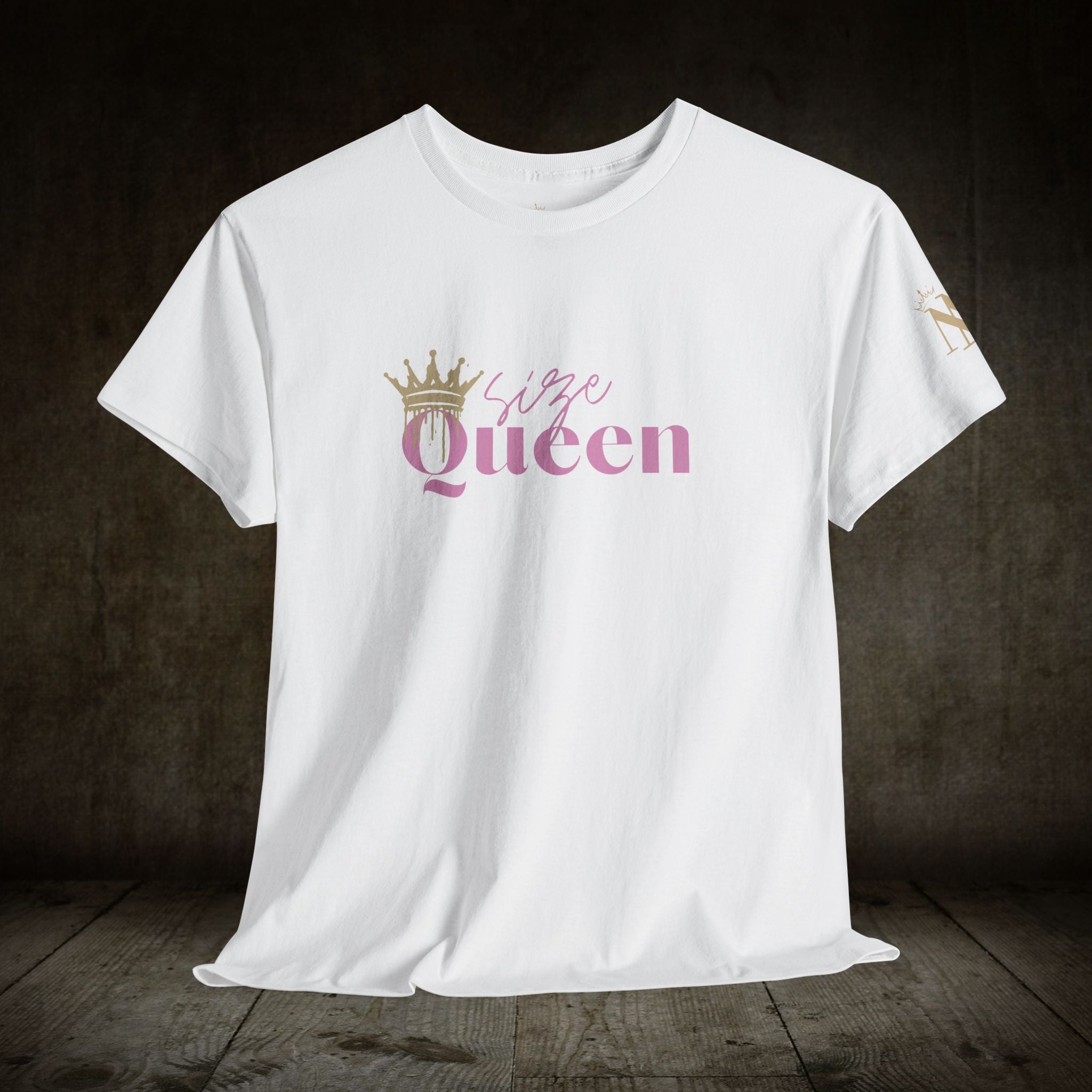 Crowned Size Queen | Mix & Match 100% Cotton Unisex Fun-Flirty Lovers’ Tees