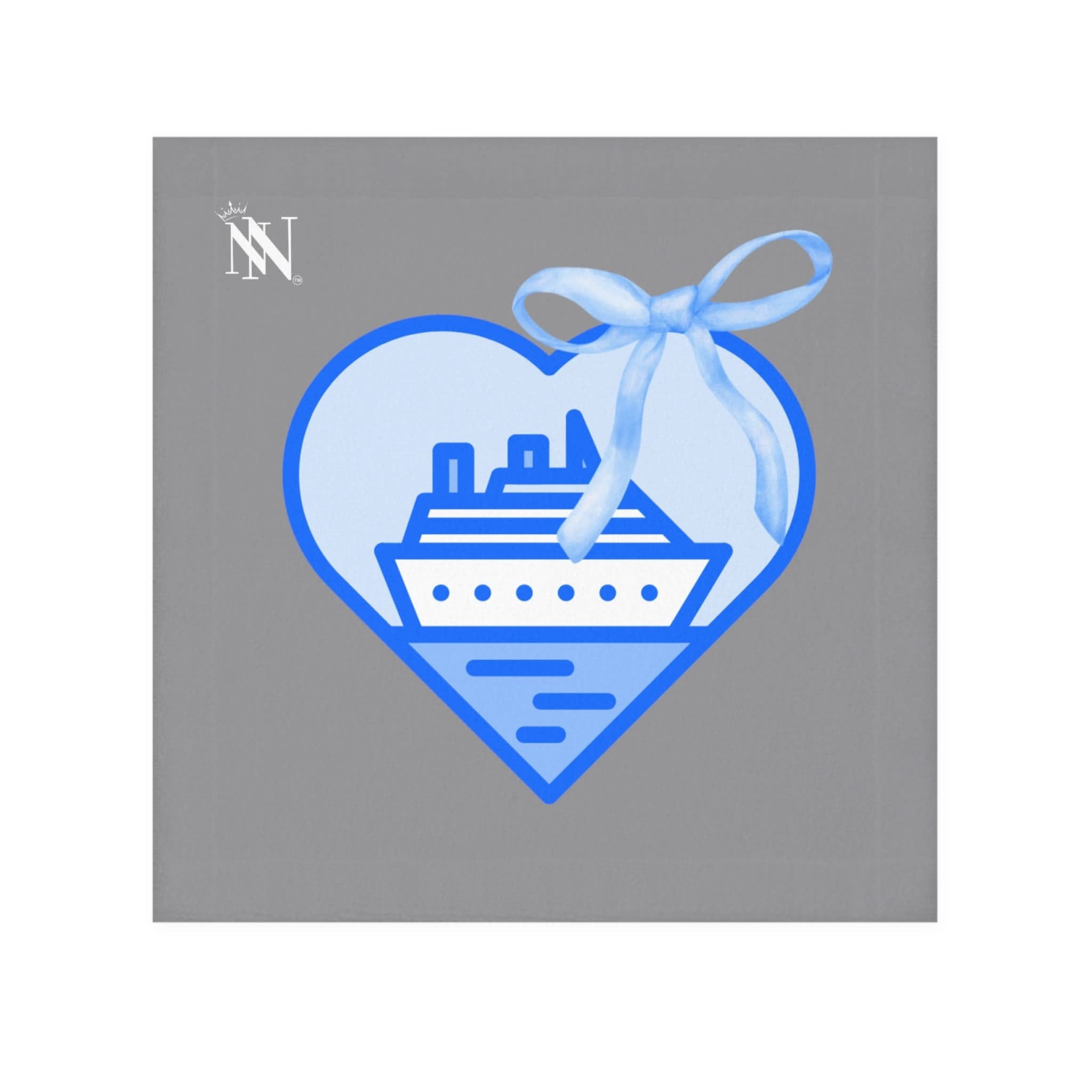 Cruise Love Grey | Mix & Match Lils’ Fun-Flirty Lovers’ Towels