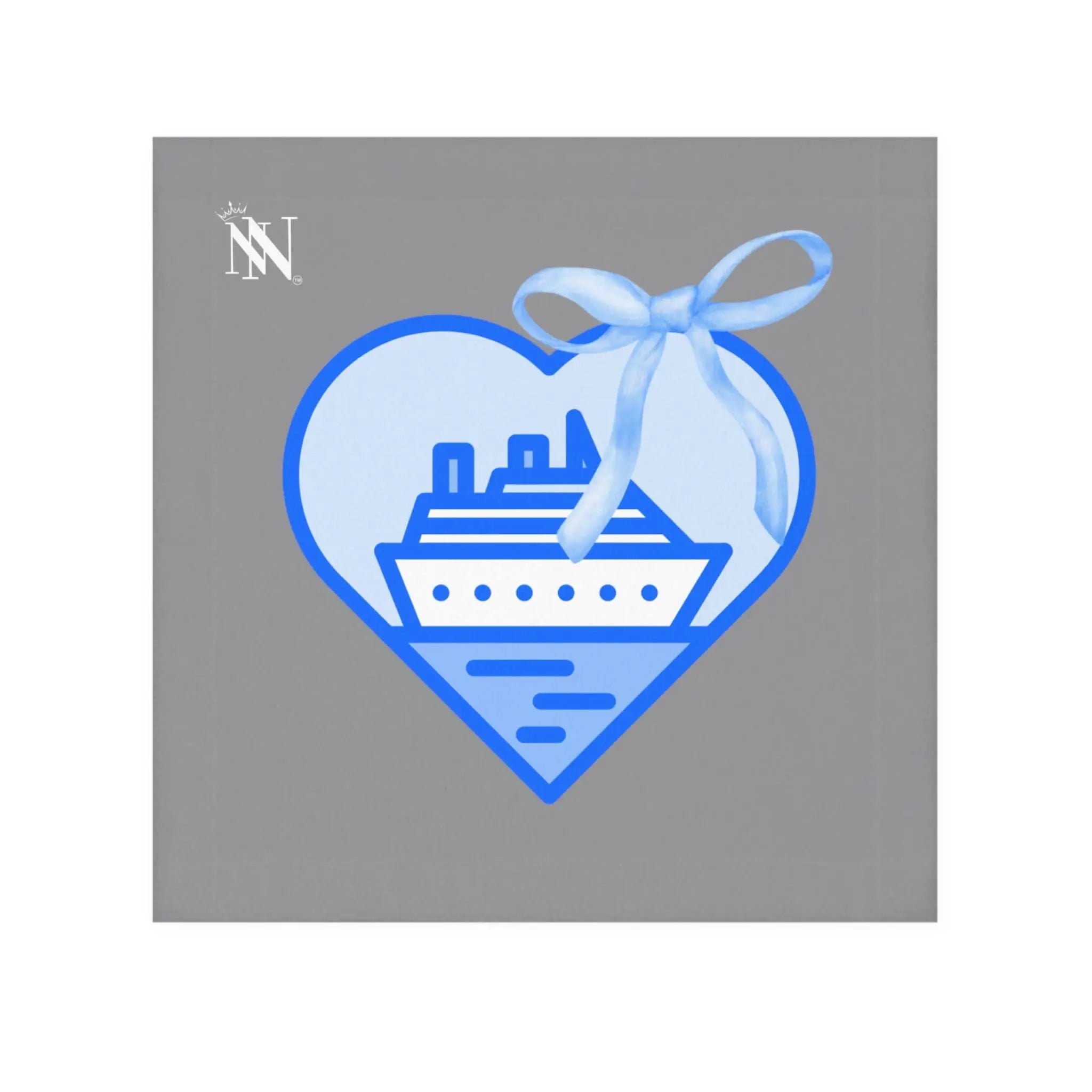 Cruise Love Grey | Mix & Match Lils’ Fun-Flirty Lovers’ Towels